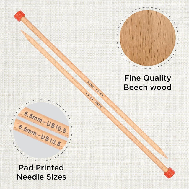 KnitPro BASIX Beach 25cm Single Point Needles