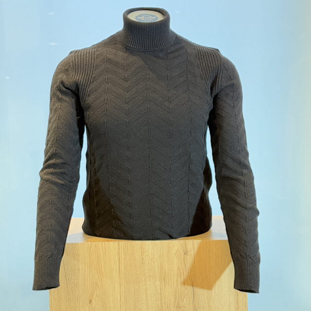 Rollkragenpullover Black 