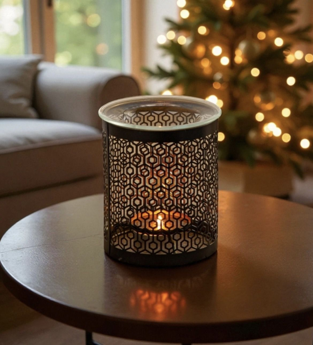 Brûle parfum moderne ( noir ) 