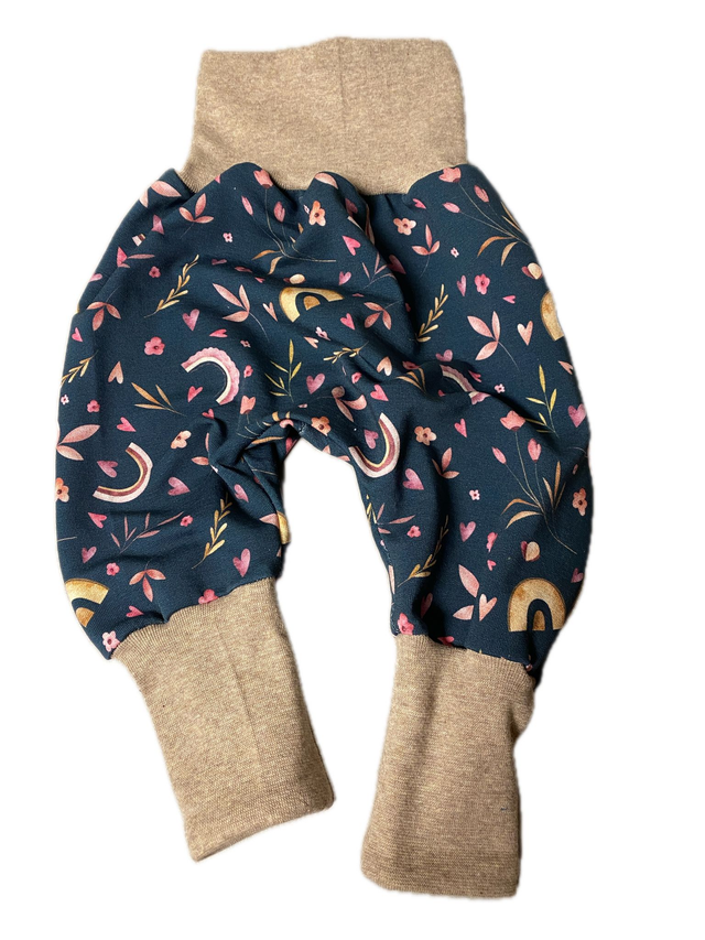 Pumphose Gr. 62-68 "Regenbogen"