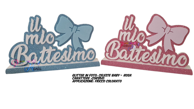 IL MIO BATTESIMO CON FIOCCO O PERSONAGGIO