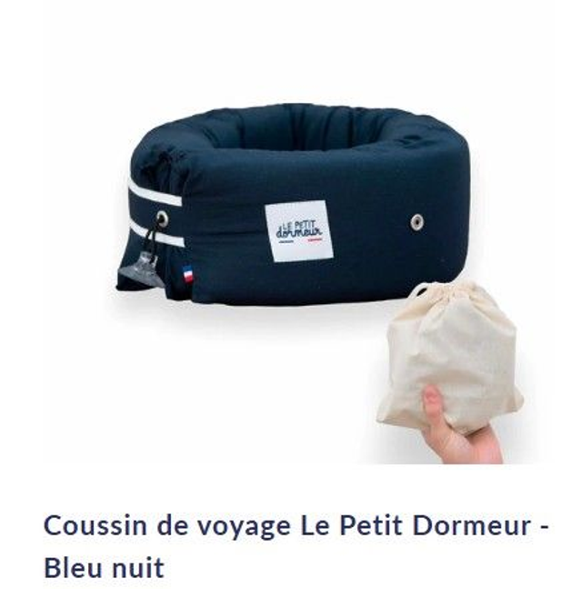 Coussin voyage adulte - Bleu marine