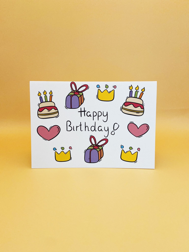 Doodle greeting card