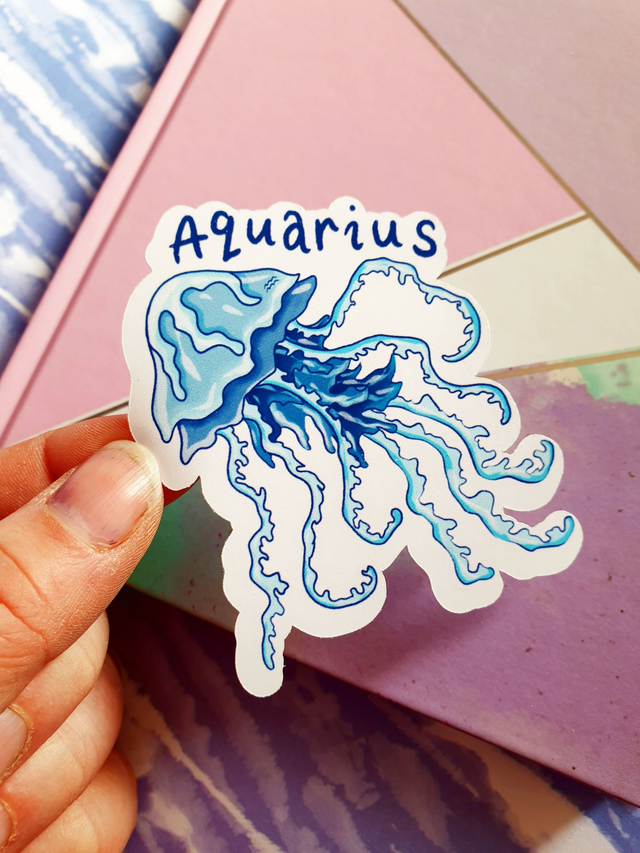 Aquarius Single Sticker