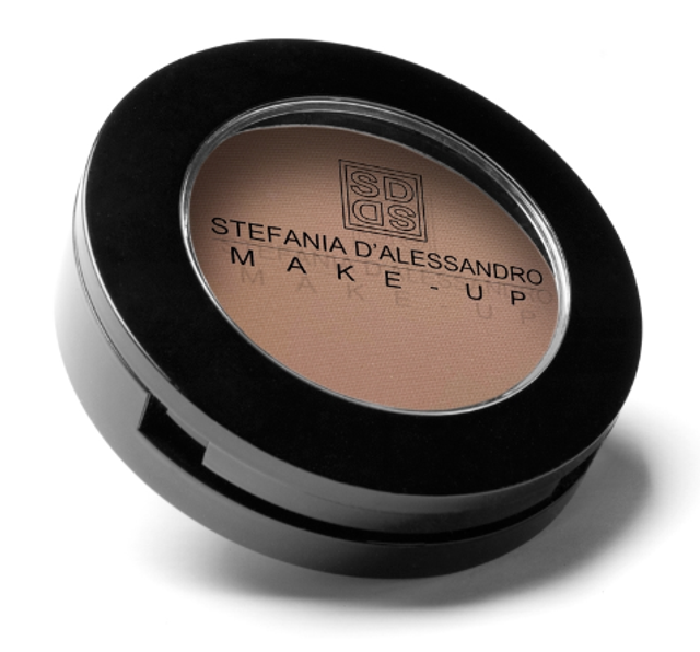 Ombretto compatto marrone leggero con dominante fredda, per sfumature delicate