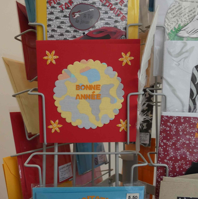 Bonne année en rouge