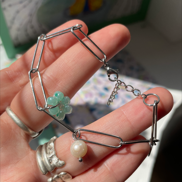 Bracelet Clover argent 