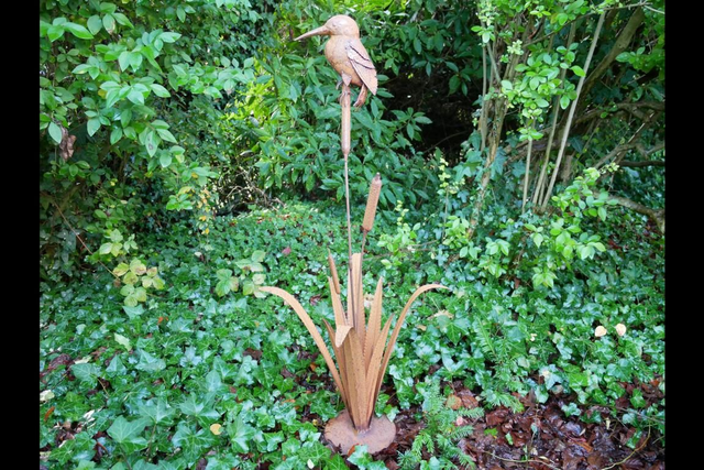 Metal Bird in the Reeds 