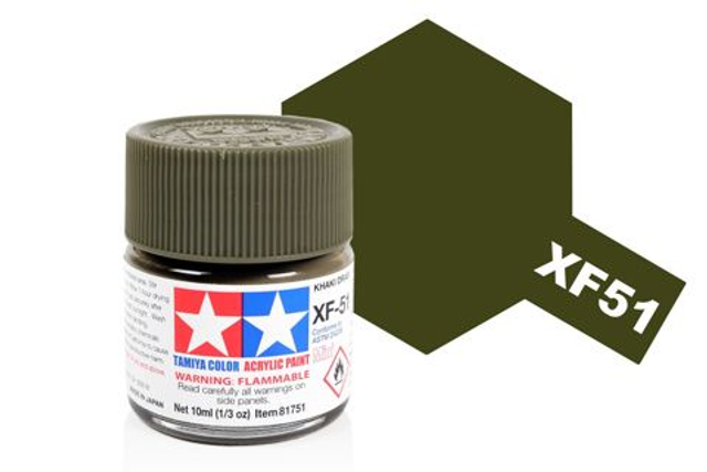 Acrylic Mini XF-51 Khaki Drab