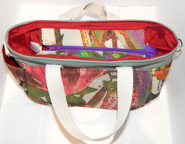 Handbag Leather flowers