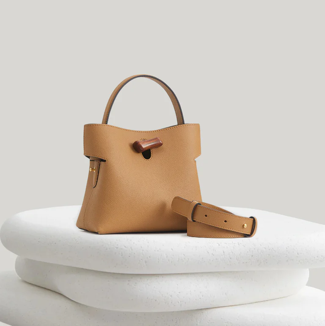 Sac en cuir Gaia Mini camel 