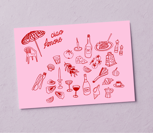 “Amore” Postkarte