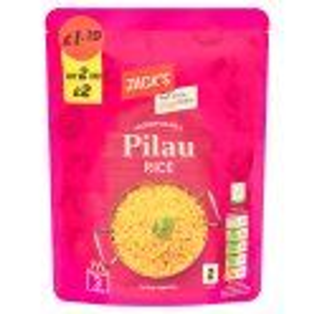 Jack's Microwaveable Pilau Rice 250g