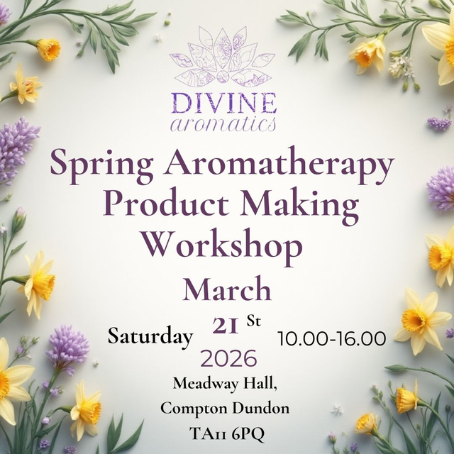 Spring Aromatherapy Workshop | Create, Relax, Reset &amp; Renew