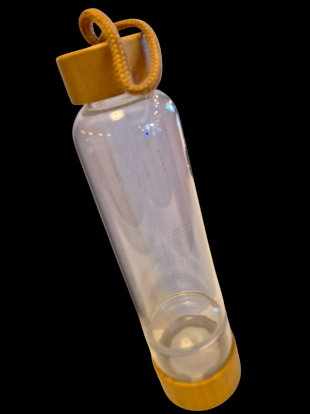 Edelsteinflasche Bambus mit Modul, ohne Steine