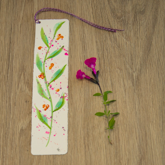 Marque-page feuilles