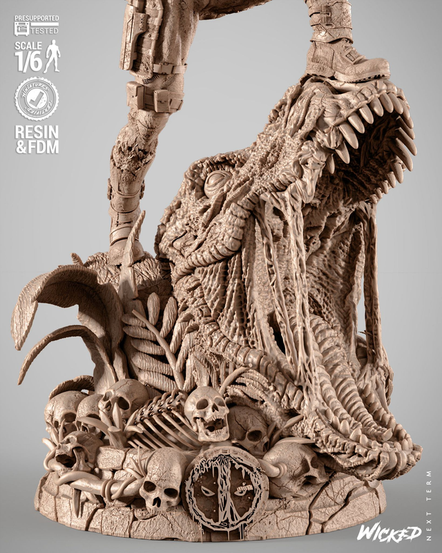 STATUE DEADPOOL ZOMBIE série Horror