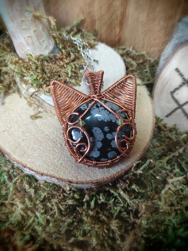 Médaillon "Gardien Chat" (Personnalisable) 