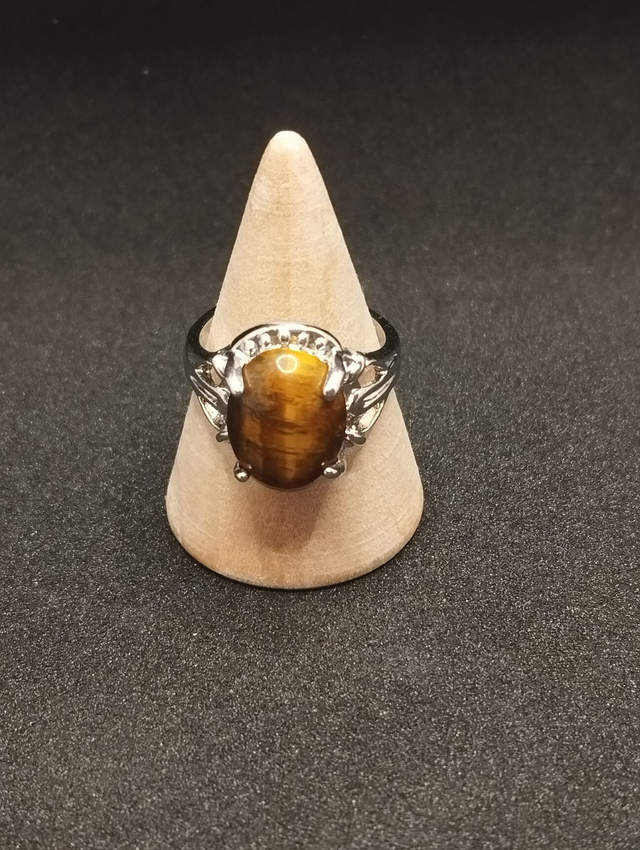 Bague en œil de tigre