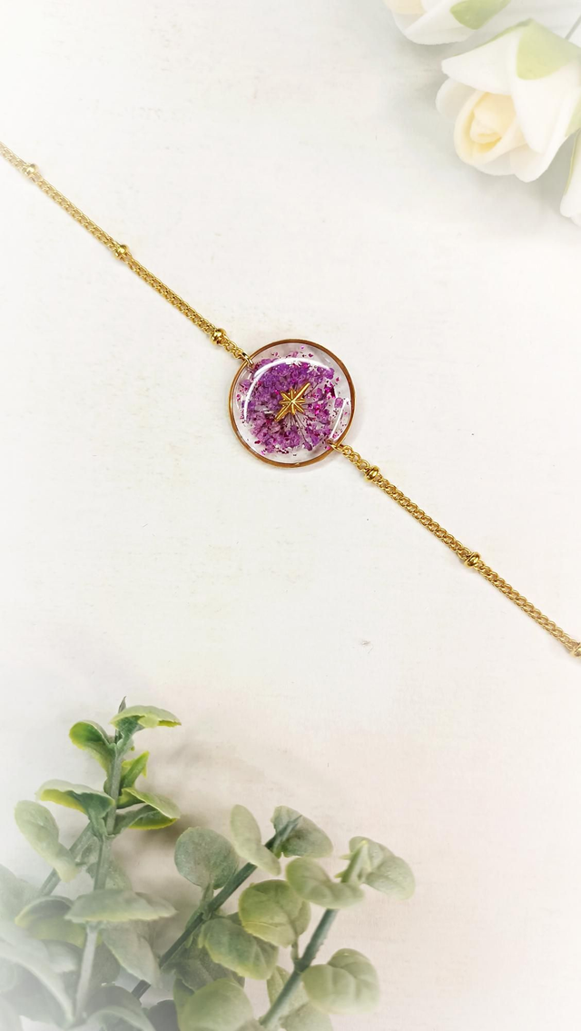 KALLISTA - Bracelet - Violet Campanule