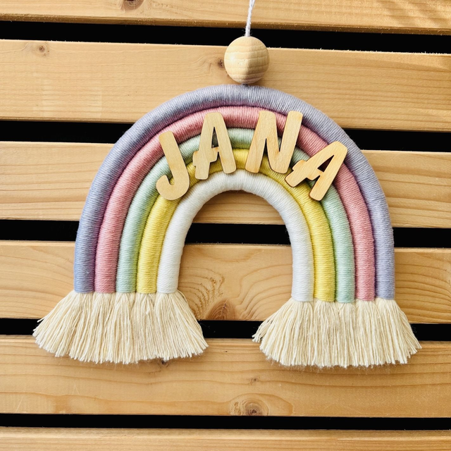 Regenbogen "Pastel Bow" personalisiert