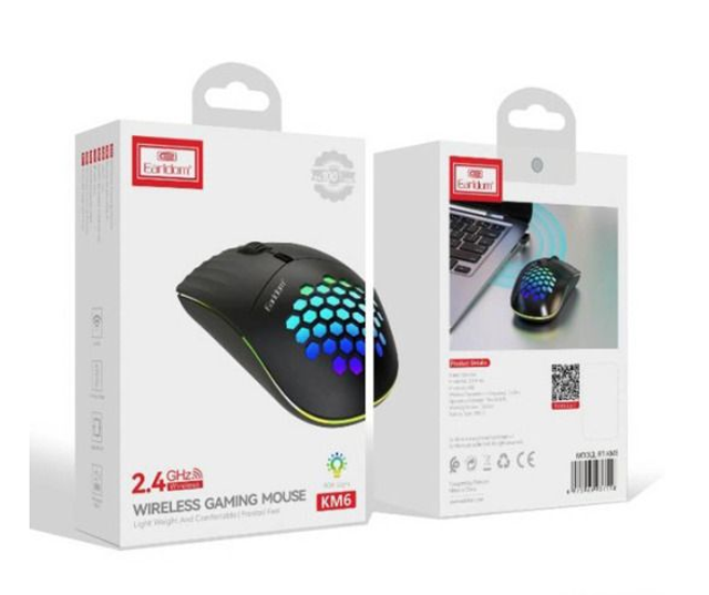 Earldom KM6 Ασύρματο Ποντίκι Μαύρο