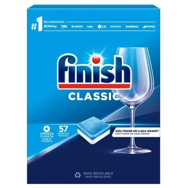 Finish Classic, Lavastoviglie Con Aroma Fresco 57 pastiglie