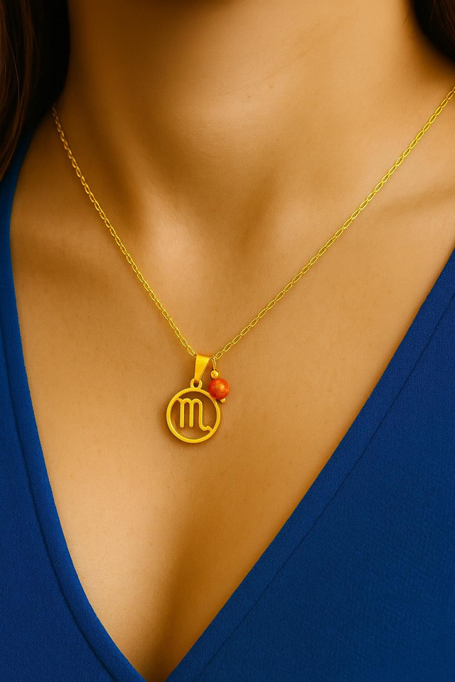 Collier Pierre Porte-Chance – Scorpion