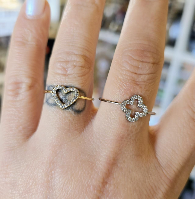 Bagues réglables en acier inoxydable (2 modèles)