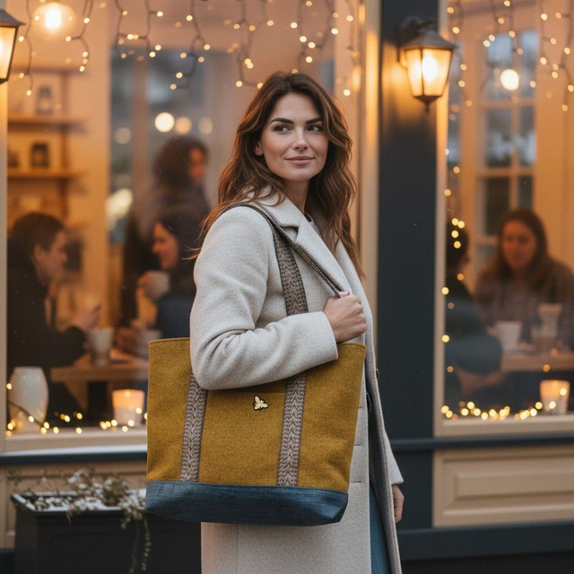 Cabas Essentiel - Eclat d'Hiver Ocre Lumière