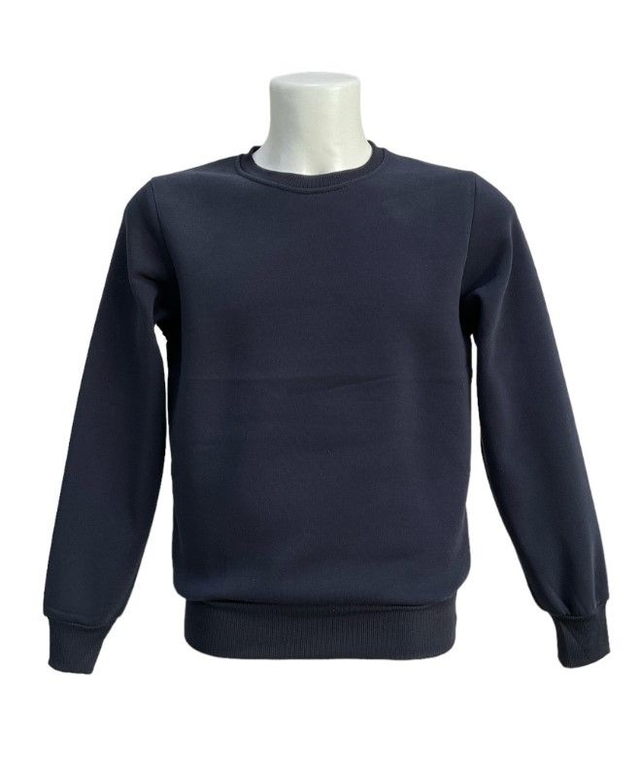 Felpa uomo basic monocromo girocollo autu/inv 5082