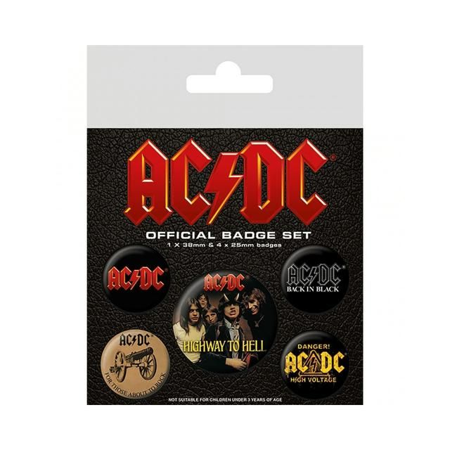 Pyramid International AC/DC - Pack Of 5 Badges
