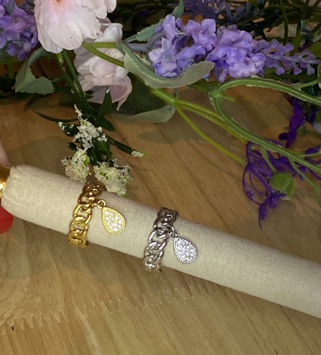 Ajustable  bague éclat 