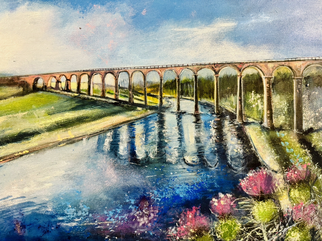 Print - Leaderfoot Bridge canvas