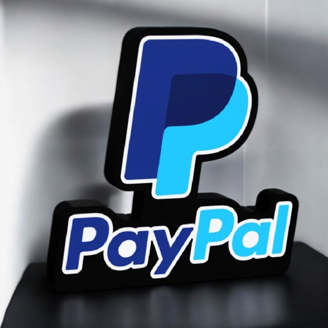 Lampe LED PayPal – L’accessoire idéal pour ton espace business ! 
