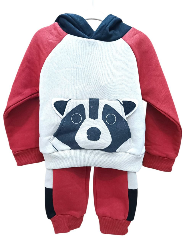 Jogging+sweat capuche beige/ocre