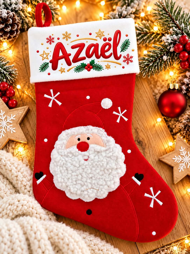 Chaussette de Noël personnalisée