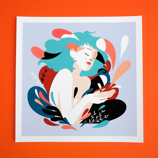 ESPRIT // tirage d'art 20 x 20