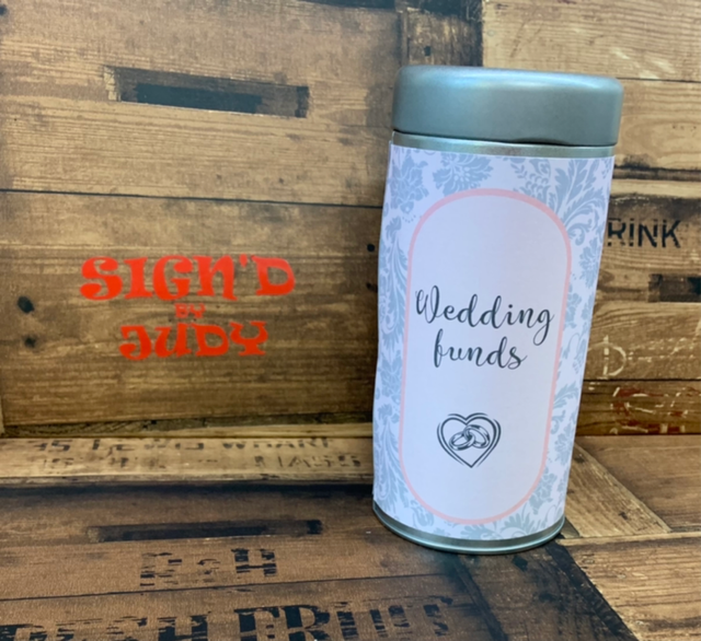 Wedding Funds Tin