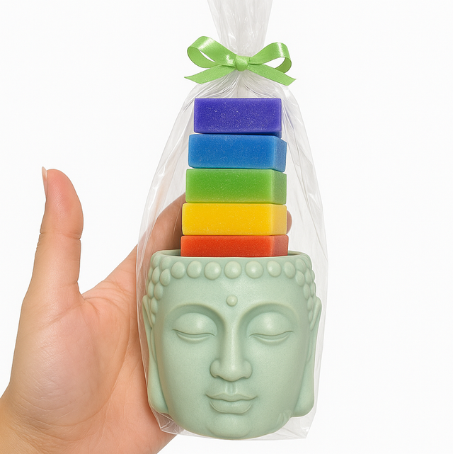 Buddha Wax Burner and Palo Santo Scented Wax Melts 