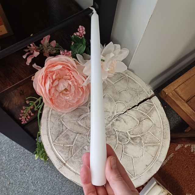 White Tapered Candles