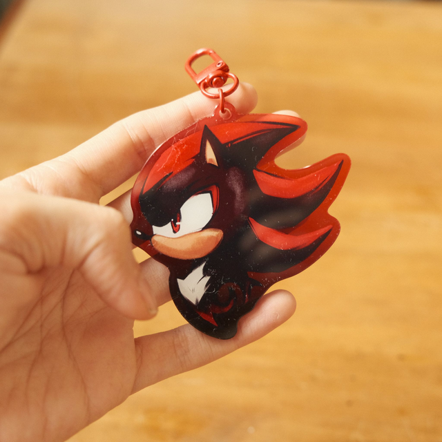 Shadow the Hedgehog Keychain | Sonic
