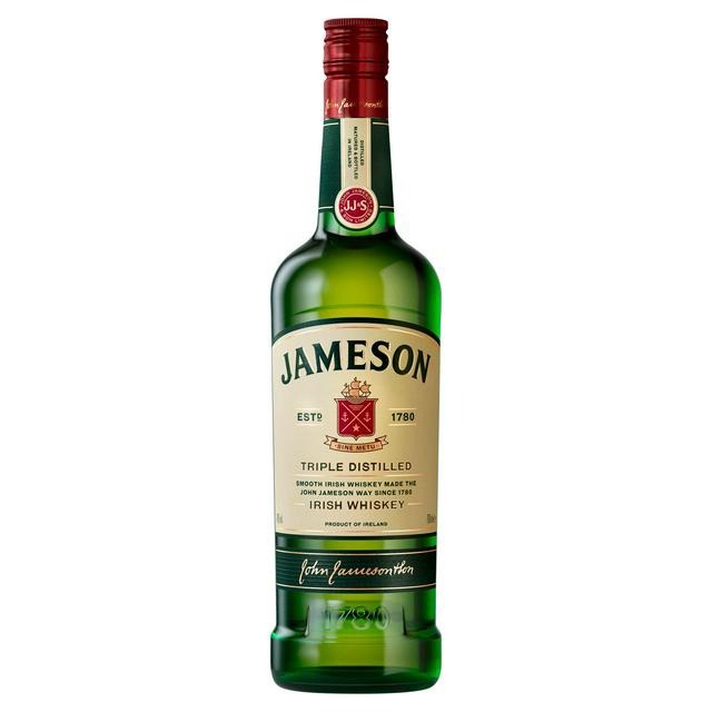 Jameson Triple Distilled Blended Irish Whiskey 70cl 40% Vol