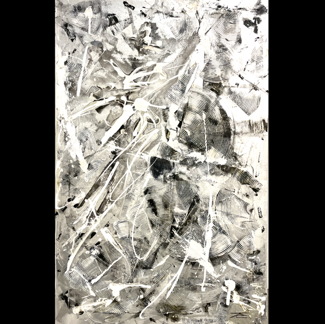 Neige hivernale - Huile 65x100cm - 2009