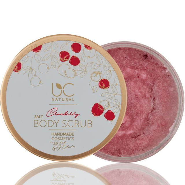 Gommage corporel aux canneberges et sel