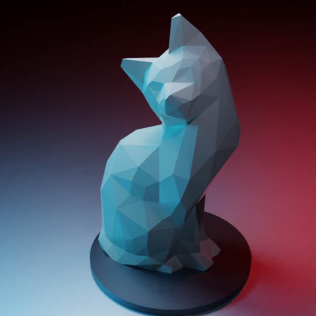 Statuette de chat