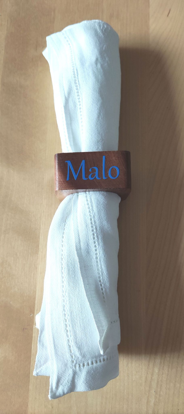 rond de serviette personnalisé