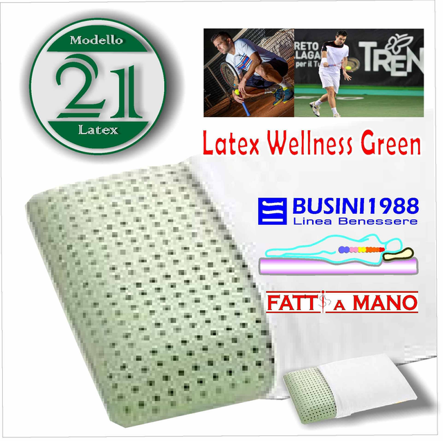 Guanciale 21 LATEX wellness GREEN 