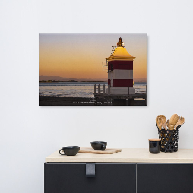  Canvas sunset lighthouse 