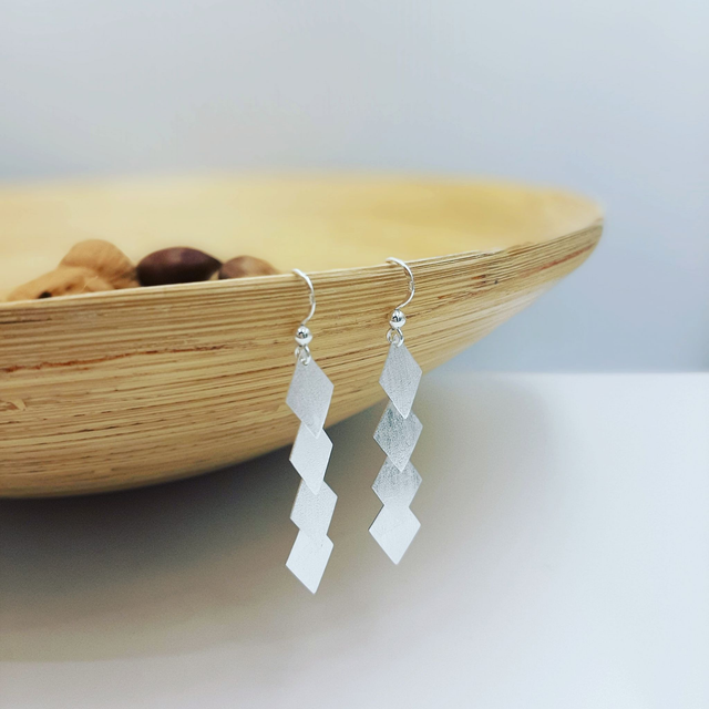 Drop Rhombus Earring